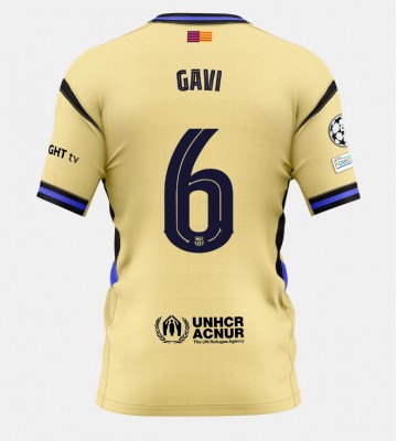 Barcelona Paez Gavi #6 Udebanetrøje 2025-26 Kortærmet